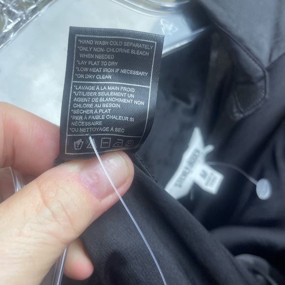 Steve Madden Black Front Tie Jumpsuit Has Pockets Size Medium - Picture 13 of 16